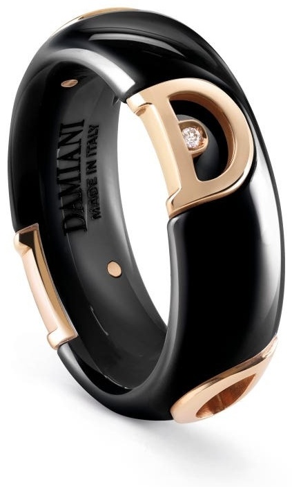 Damiani 20087245 размер 17.4 вес 1.6 г золото, бриллиант, керамика