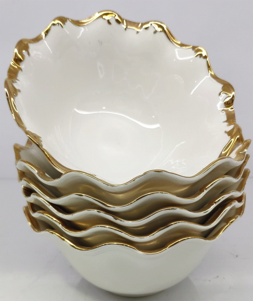 Elamina салатник Gold RL7004 6 шт, фарфор