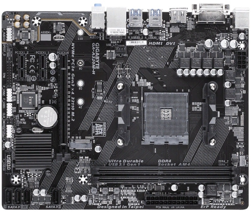 Материнская плата GIGABYTE GA-A320M-H