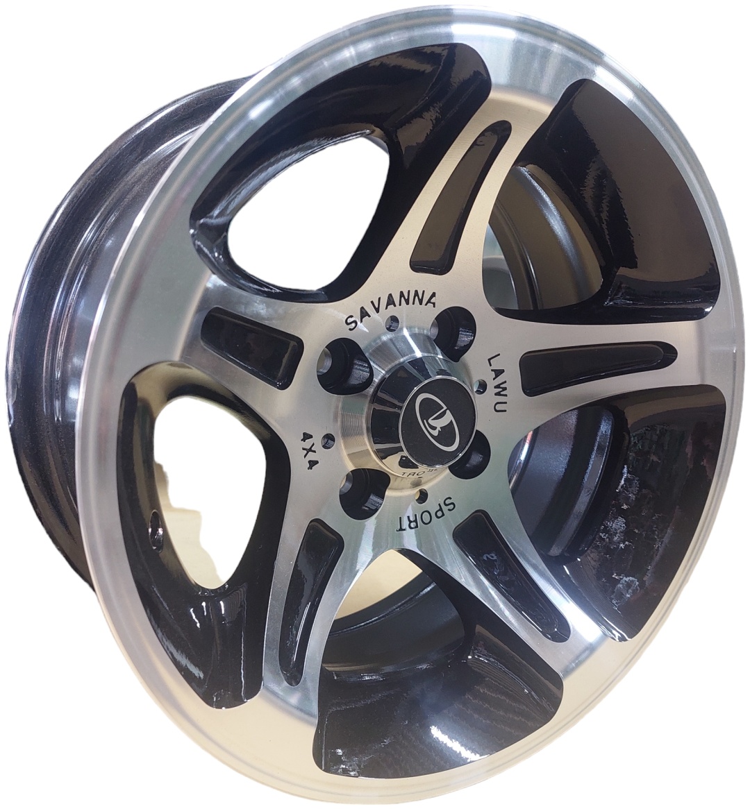 LKN Lkn1232 6x13/4x98 D58.6 ET10 4 диска черный, серебристый