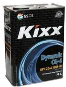 Полусинтетическое Kixx Dynamic C6-4 10W-40 4 л