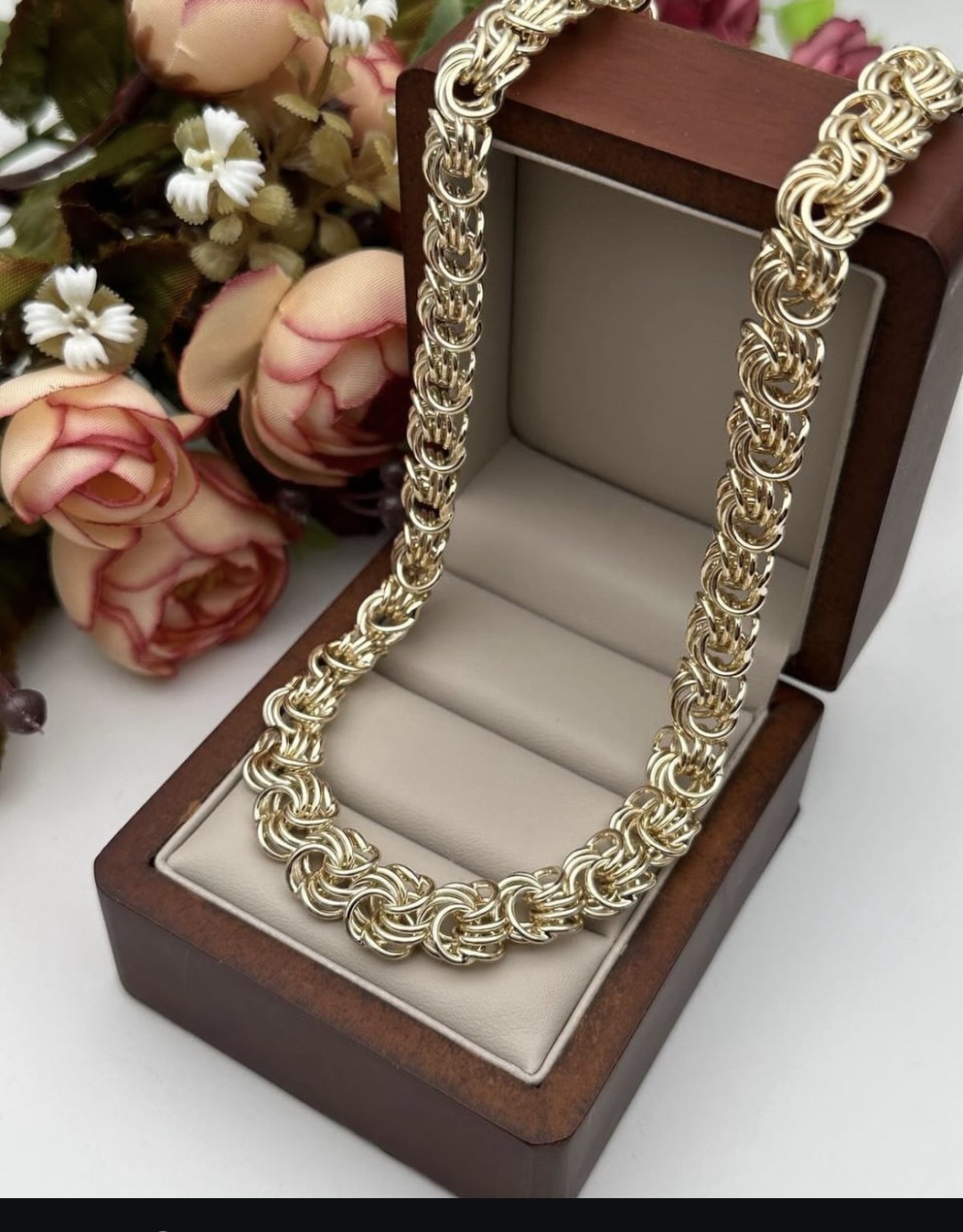 Цепь Xuping Jewelry длина 55 см медицинское золото без вставок