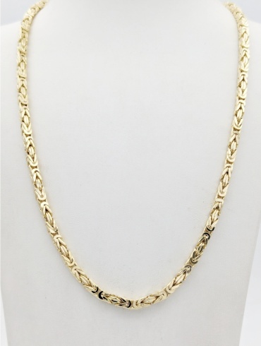 GOLD ZAMIRA Bant0172 длина 60 см, вес 32 г золото, плетение лисий хвост