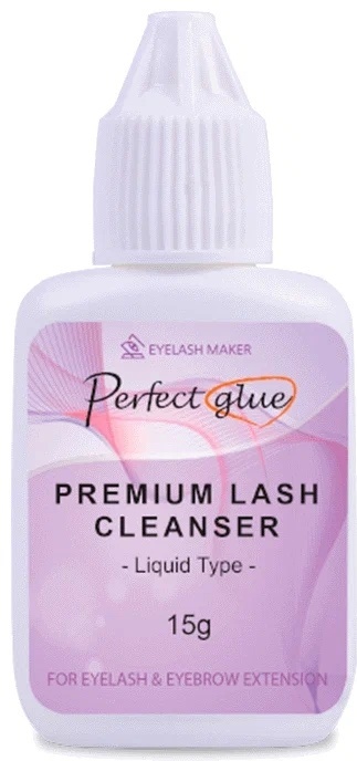 EYELASH MAKER обезжириватель для бровей, для ресниц Premium Lash Cleanser 15 мл