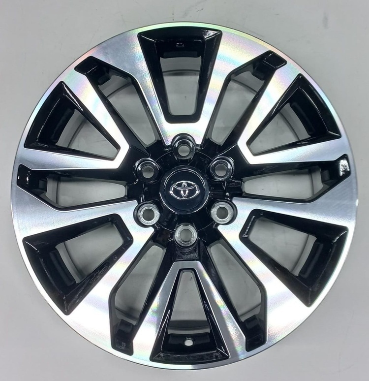 Wheels 6236b 7.5x19/6x139.7 D106.2 ET25 черный, серебристый