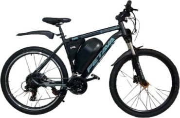 Petava Электровелосипед MXUS 36v 350w ( max 500w), аккум. Li-ion 36v 45 A/H. Рама 19". Колёса 26" 26 дюйм 2026 19 дюймов черный