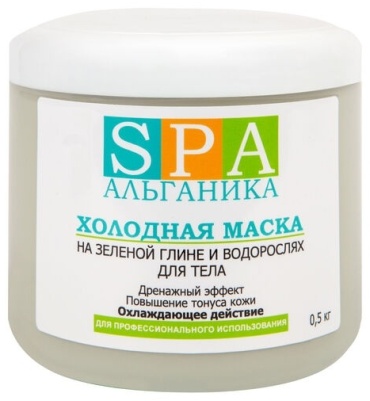 SPA Альганика Холодная на зеленой глине и водорослях маска 500 мл