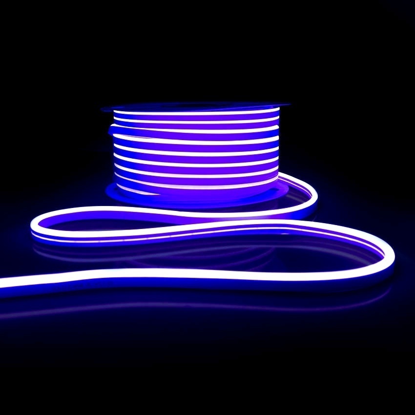 Гибкий неон LED синий 50 м