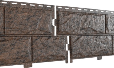 U-Plast панель STONE HOUSE Камень жженый, 3025x225 мм.