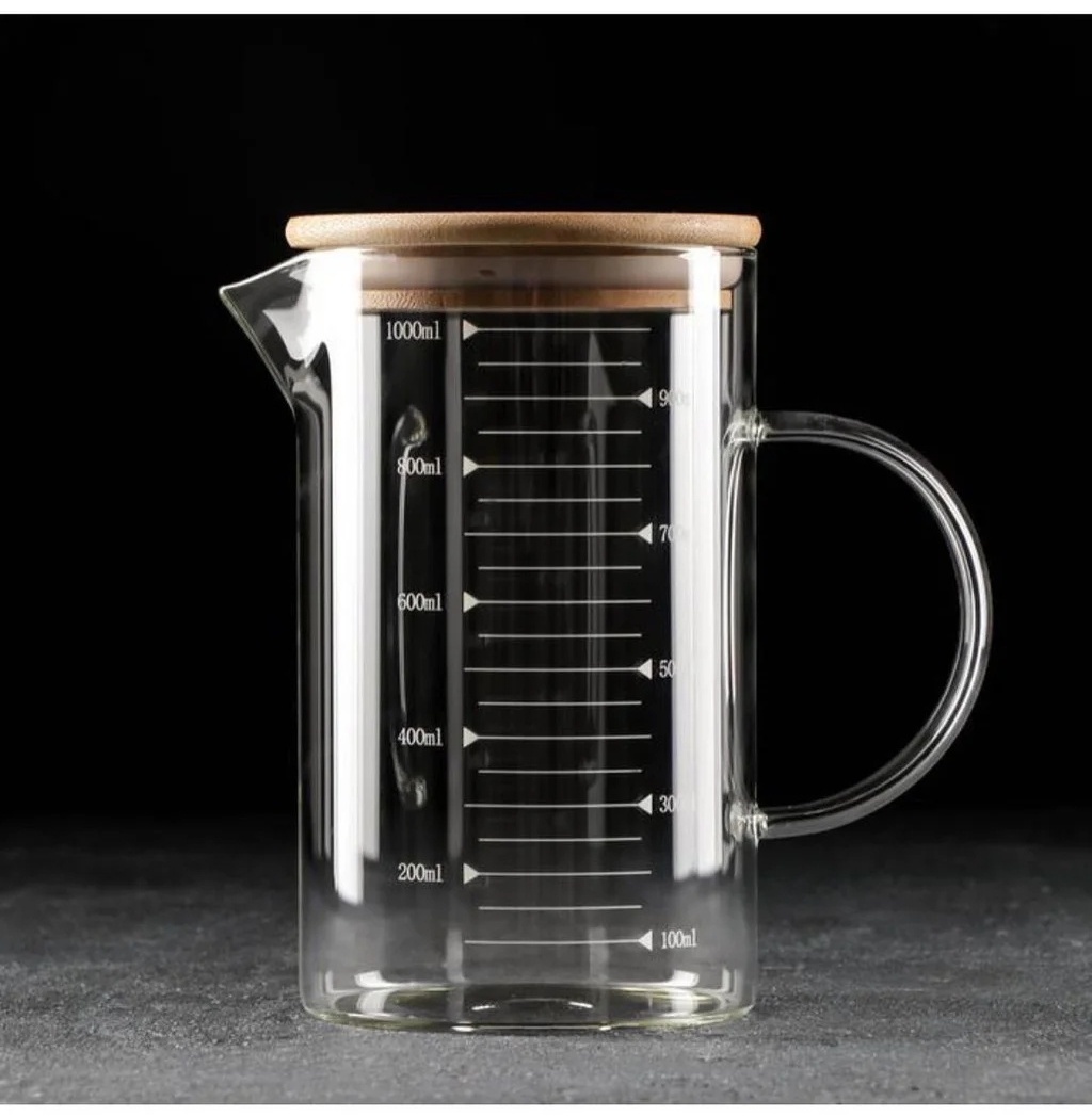 GLASS мерный стакан 454564, жаропрочное стекло