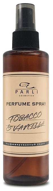 Parli Cosmetics Tabacco & Vanilla парфюмированный спрей 200 мл, для женщин