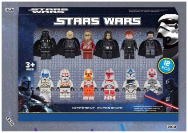 Фигурка STAR WARS Звездные Воины 4 см 12 шт