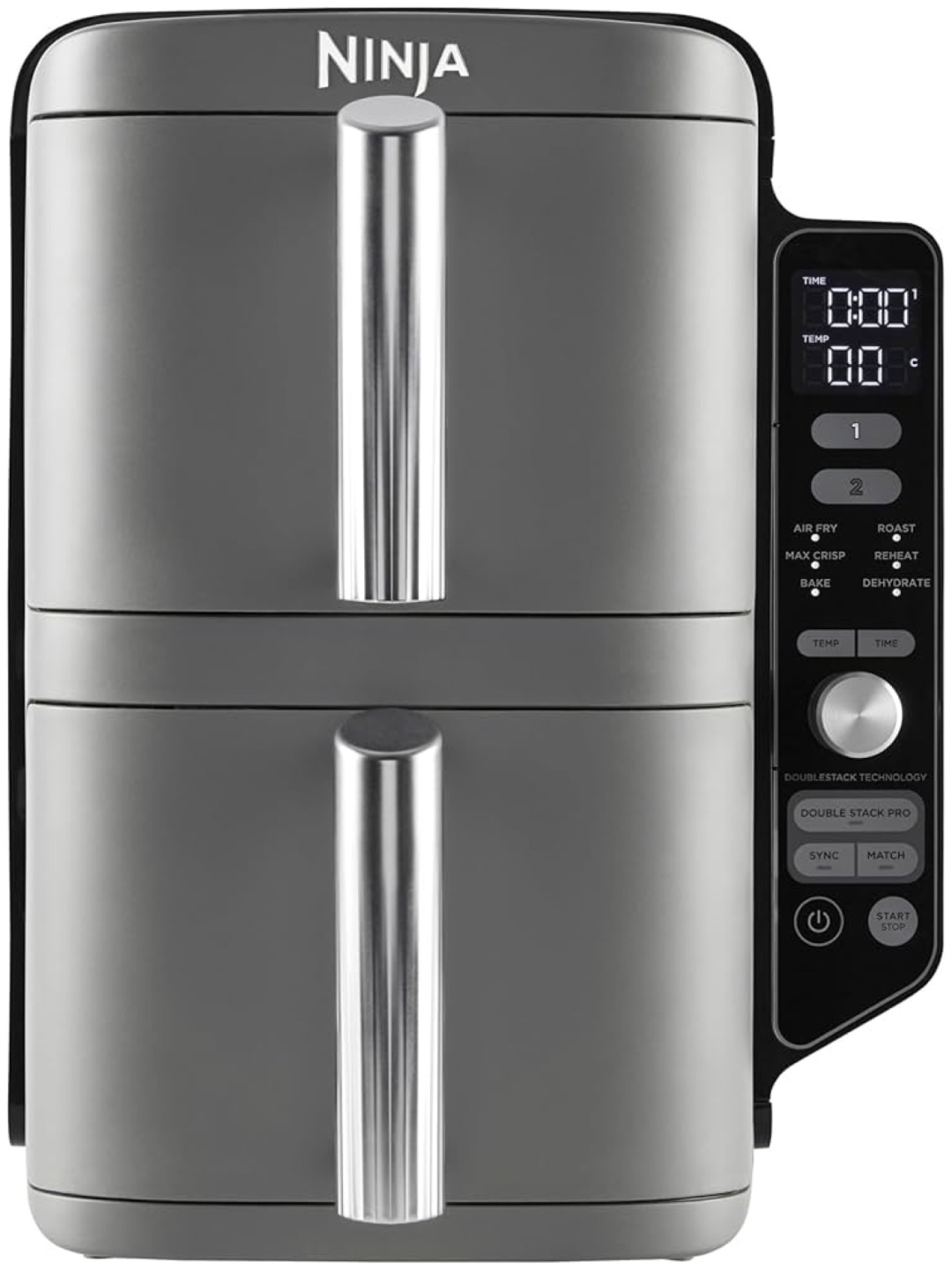 Аэрогриль NINJA KITCHEN Double Stack XL Multi Rack SL400EU черный, серый