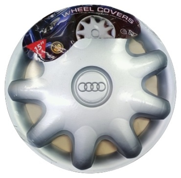 Wheel Covers 567490 колпак 15 серый, серебристый 4 шт для легкового автомобиля
