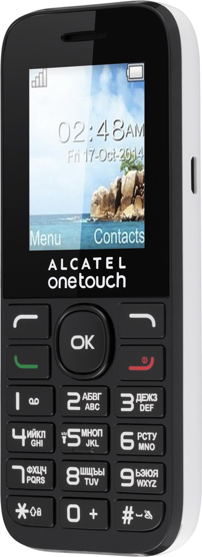 Купить Мобильный телефон Alcatel One Touch 1016D черный-белый в Текели –  Магазин на Kaspi.kz