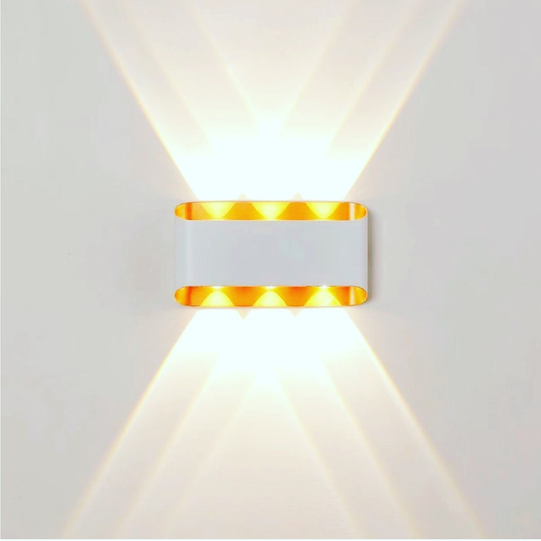 Бра настенный LIDER LED, золотистый, белый