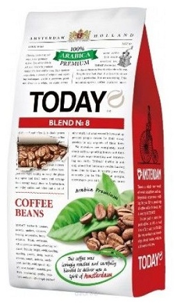 Кофе Today Blend №8 зерновой 800 г