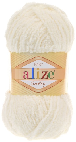 Моток Alize Softy светло-молочный 115 м 50 г