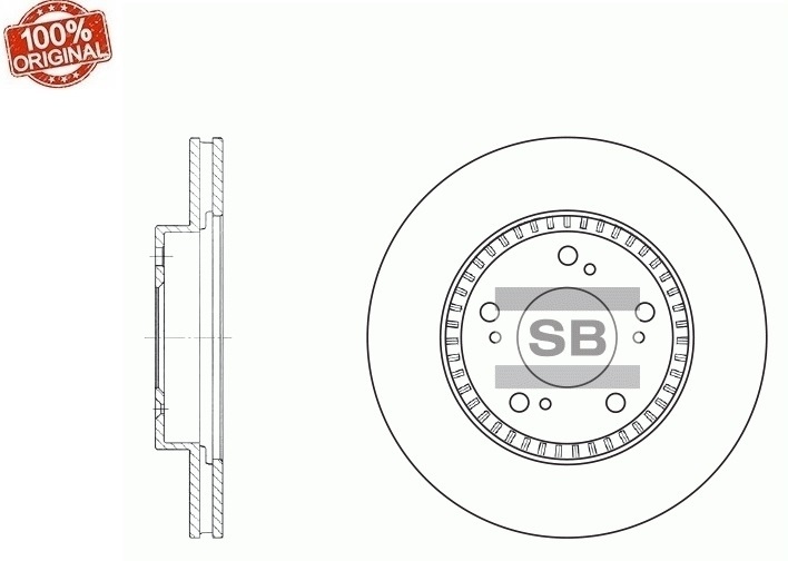 Диски Sangsin Brake передние SD4101-M