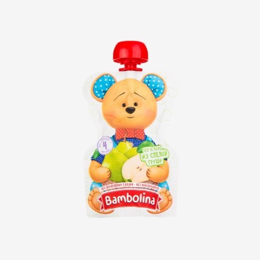 Детское пюре Bambolina груша 90 г, с 4 месяцев