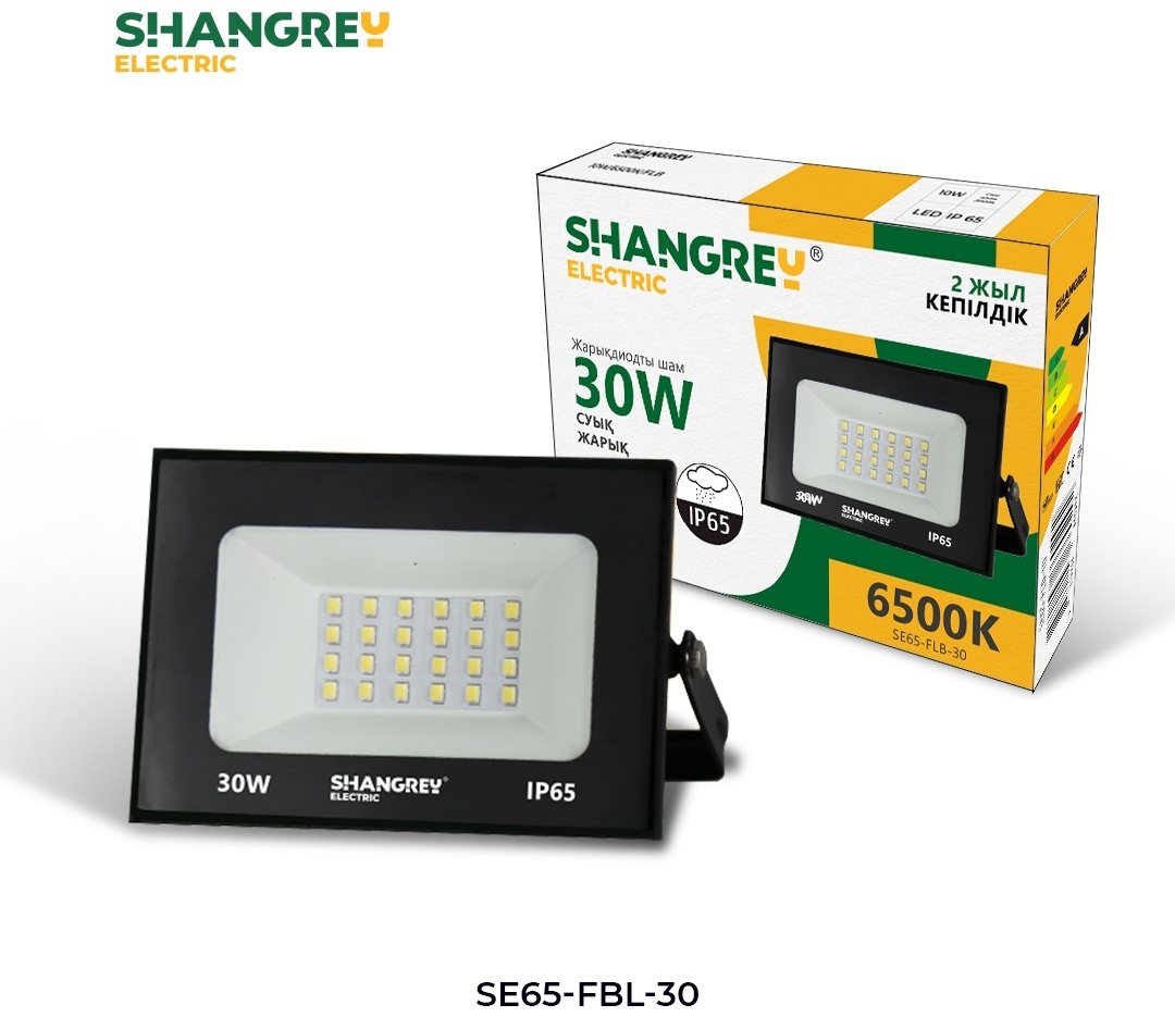 Прожектор на дуге крепления SHANGREY electric 30 Вт, холодный белый