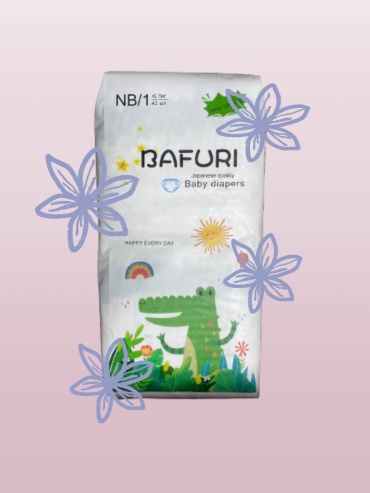 Подгузники BAFURI NB, 42 шт