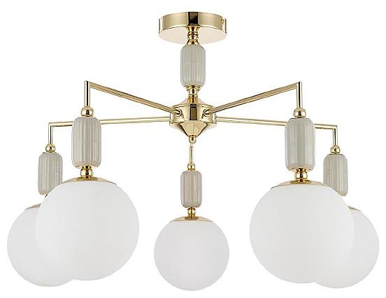 Светильник потолочный Lumion E14 40 Вт золотистый, белый, серый