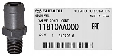 Subaru сапунный клапан 11810AA000
