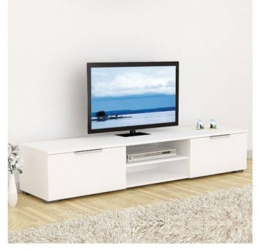 ТВ-тумба напольная AAA Алинур , 160x42x35 см, белый