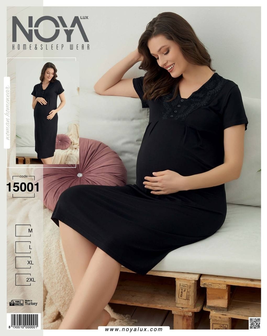 Ночная сорочка Noya Lux черный