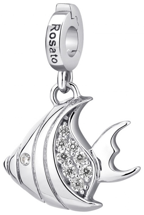 Шарм-подвеска Rosato RZ043R вес 1.91 г серебро, циркон