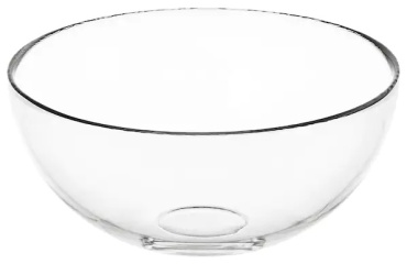 Миска IKEA 90379605 20х20 см, стекло, 1 шт
