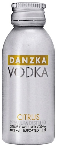 Водка Danzka ароматизированная цитрус 40% 0.05 л