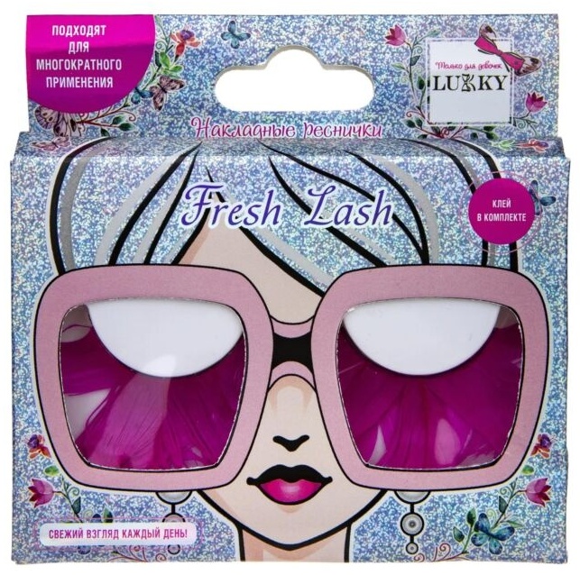 Lukky Fresh Lash реснички накладные розовые