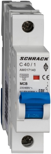 Schrack Technik автоматический выключатель 1P 40 A, 10 кА, 230 В
