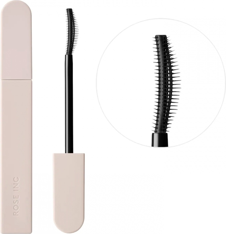 Тушь для ресниц Rose Inc Ultra-Black Lash Lift Serum для объема, удлиняющая, моделирующая черный