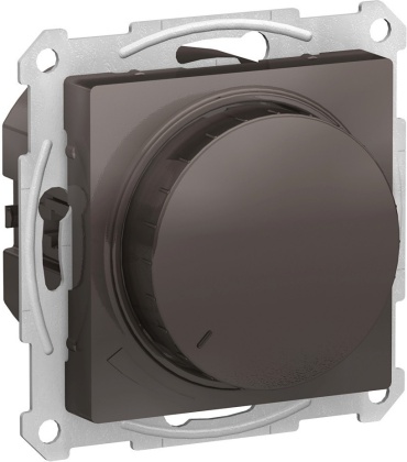 Поворотный диммер Schneider Electric AtlasDesign, мокко