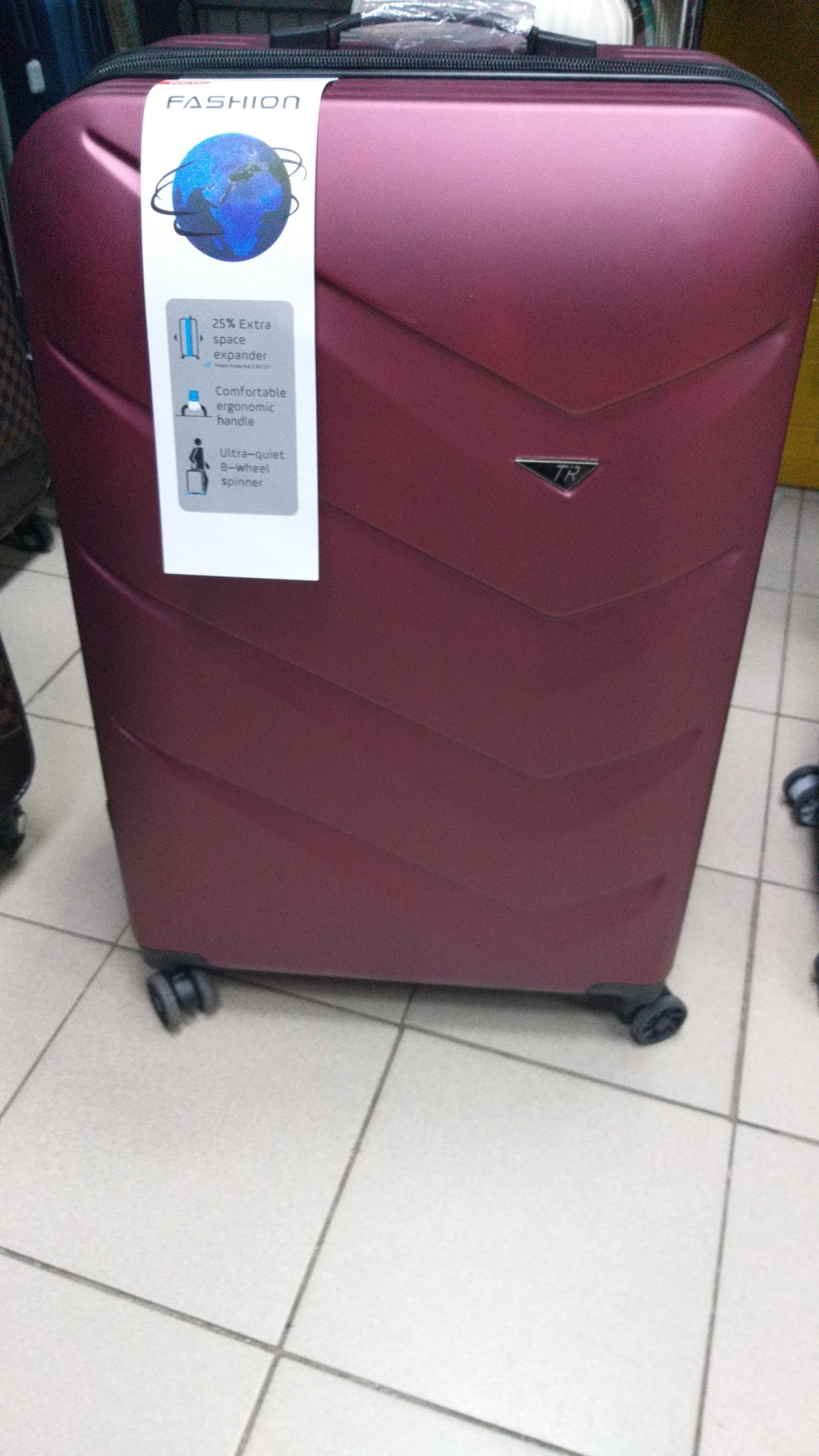 Купить Чемодан DL Delong Expander поликарбонат 70 л бордовый в Алматы ...