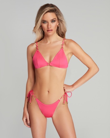 Купальник раздельный Agent Provocateur розовый