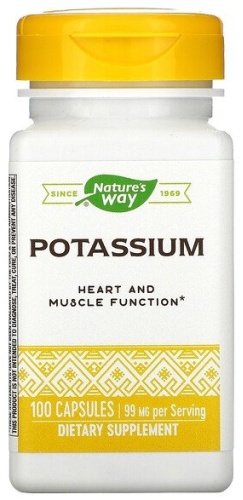 Nature's Way БАД Potassium 99 мг 100 капсул