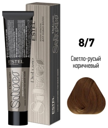 ESTEL PROFESSIONAL DeLuxe Silver 8/7 крем-краска 60 мл