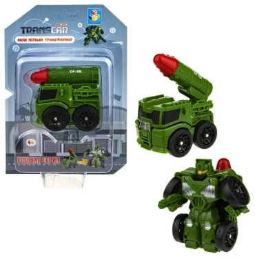 Трансформер 1TOY военная серия, высота 6 см