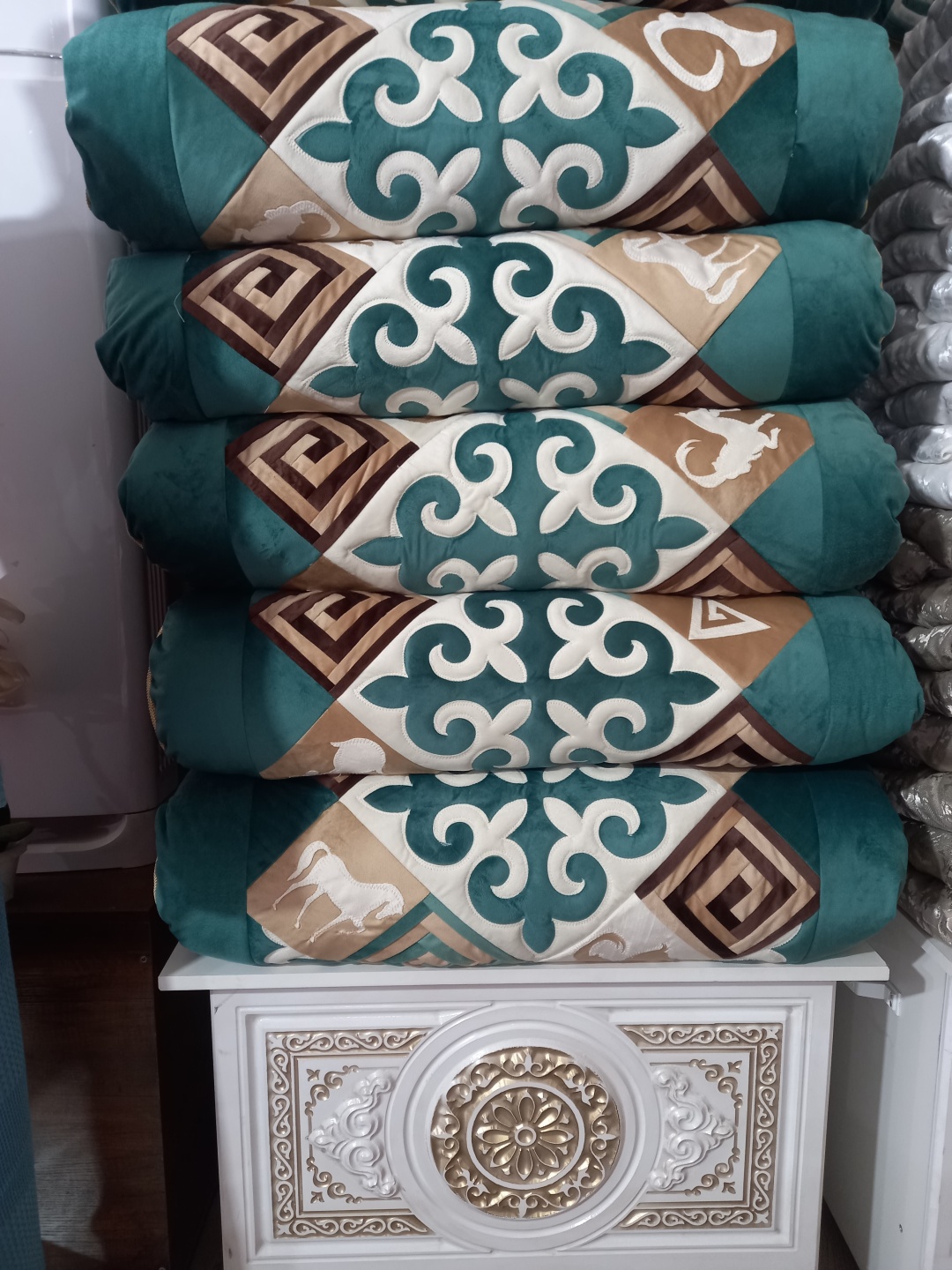 Курак корпе корпе 230x80 см, вата, зеленый