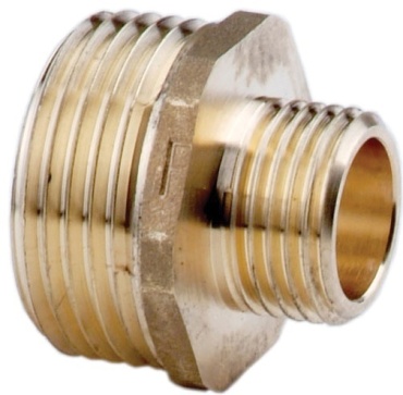 Ниппель 11/4"х1/2" латунь
