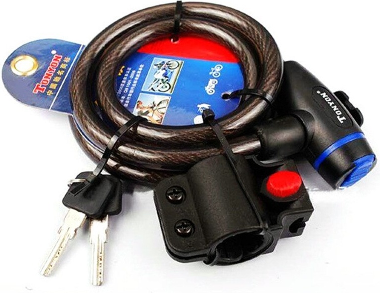 Замок TONYON TY588E 120 см черный