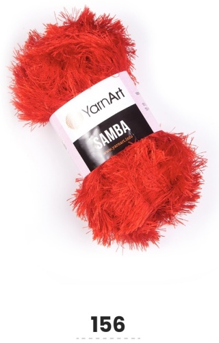 Моток YarnArt Samba 156 Красный 150 м 100 г