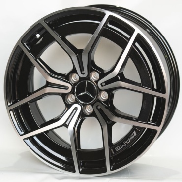 Kipardo MR19003 8x19/5x112 D66.6 ET43 4 диска черный, серебристый