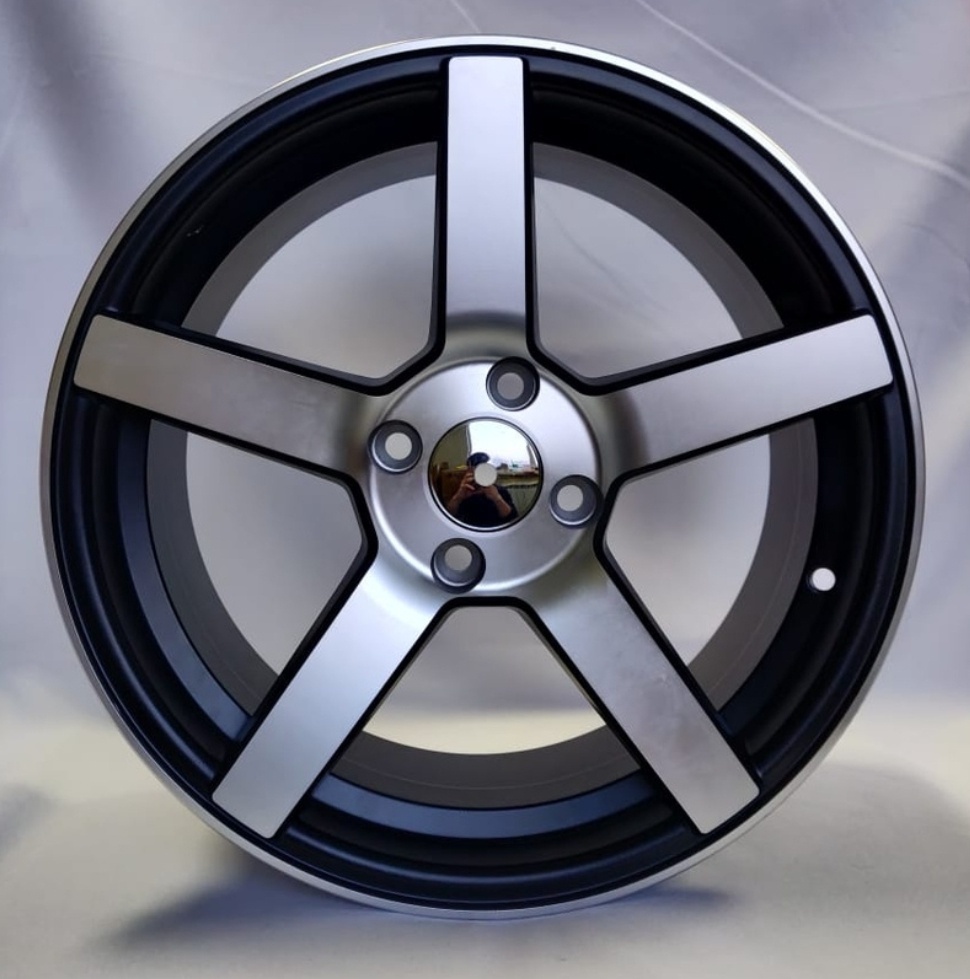 RS 097 7x16/4x100 D67.1 ET35 черный, серебристый