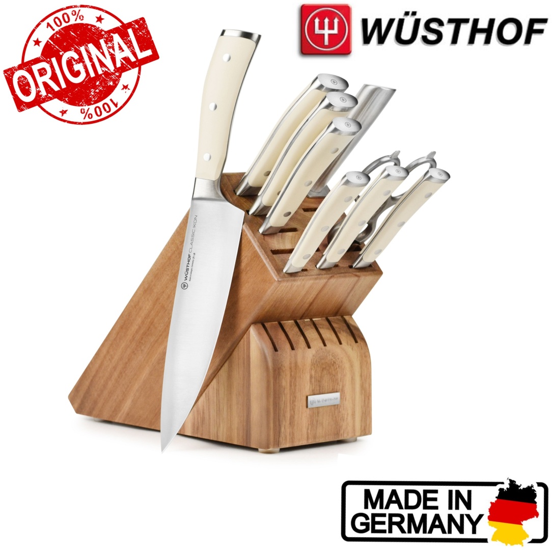 Универсальный WUSTHOF Classic Ikon Acacia, лезвие: углеродистая сталь 7 шт