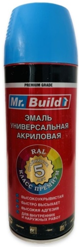 Mr.Build эмаль 312540 тон 5015 небесно-синий, 400 мл